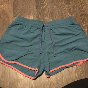 Turquoise Columbia shorts